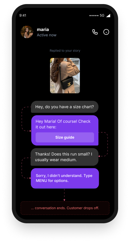 ManyChat conversation